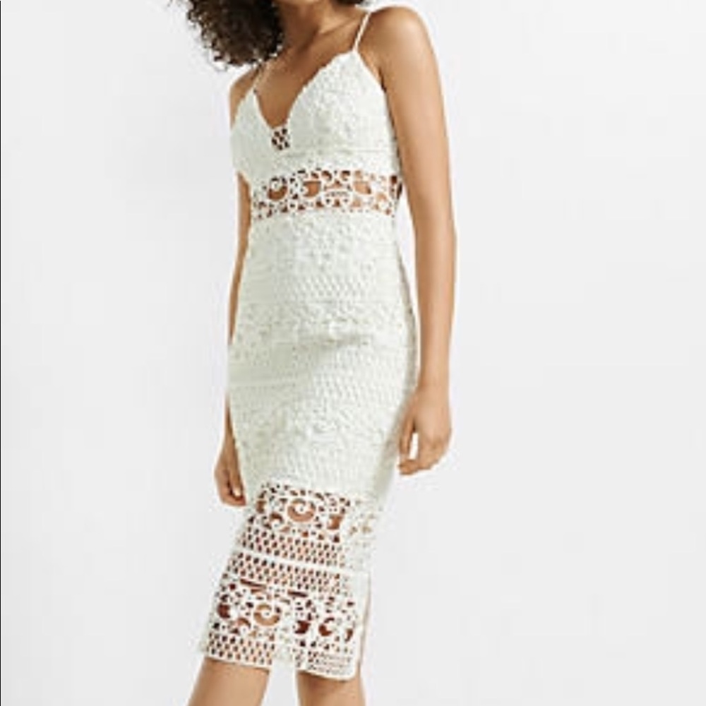 Express Crochet Lace Dress (new with tags)